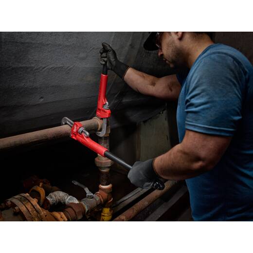 Milwaukee 48 - 22 - 7314 CHEATER Adaptable Pipe Wrench - Lined Out Milwaukee 48 - 22 - 7314 CHEATER Adaptable Pipe WrenchWrenches