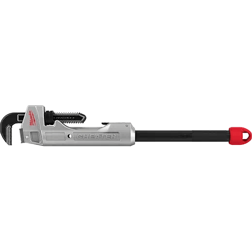 Milwaukee 48 - 22 - 7318 CHEATER Aluminum Adaptable Pipe Wrench - Lined Out Milwaukee 48 - 22 - 7318 CHEATER Aluminum Adaptable Pipe WrenchWrenches