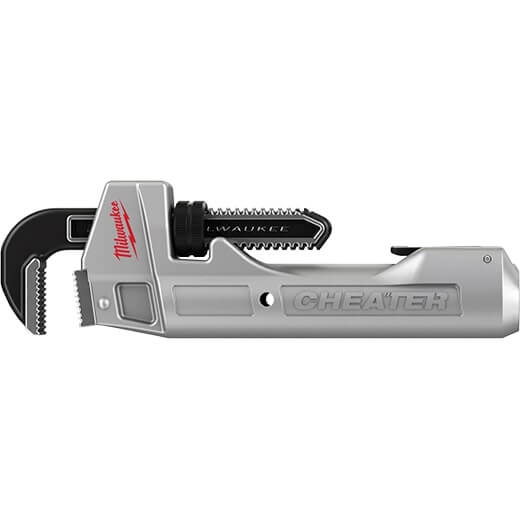 Milwaukee 48 - 22 - 7318 CHEATER Aluminum Adaptable Pipe Wrench - Lined Out Milwaukee 48 - 22 - 7318 CHEATER Aluminum Adaptable Pipe WrenchWrenches