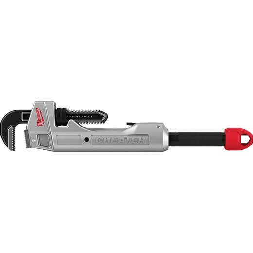 Milwaukee 48 - 22 - 7318 CHEATER Aluminum Adaptable Pipe Wrench - Lined Out Milwaukee 48 - 22 - 7318 CHEATER Aluminum Adaptable Pipe WrenchWrenches