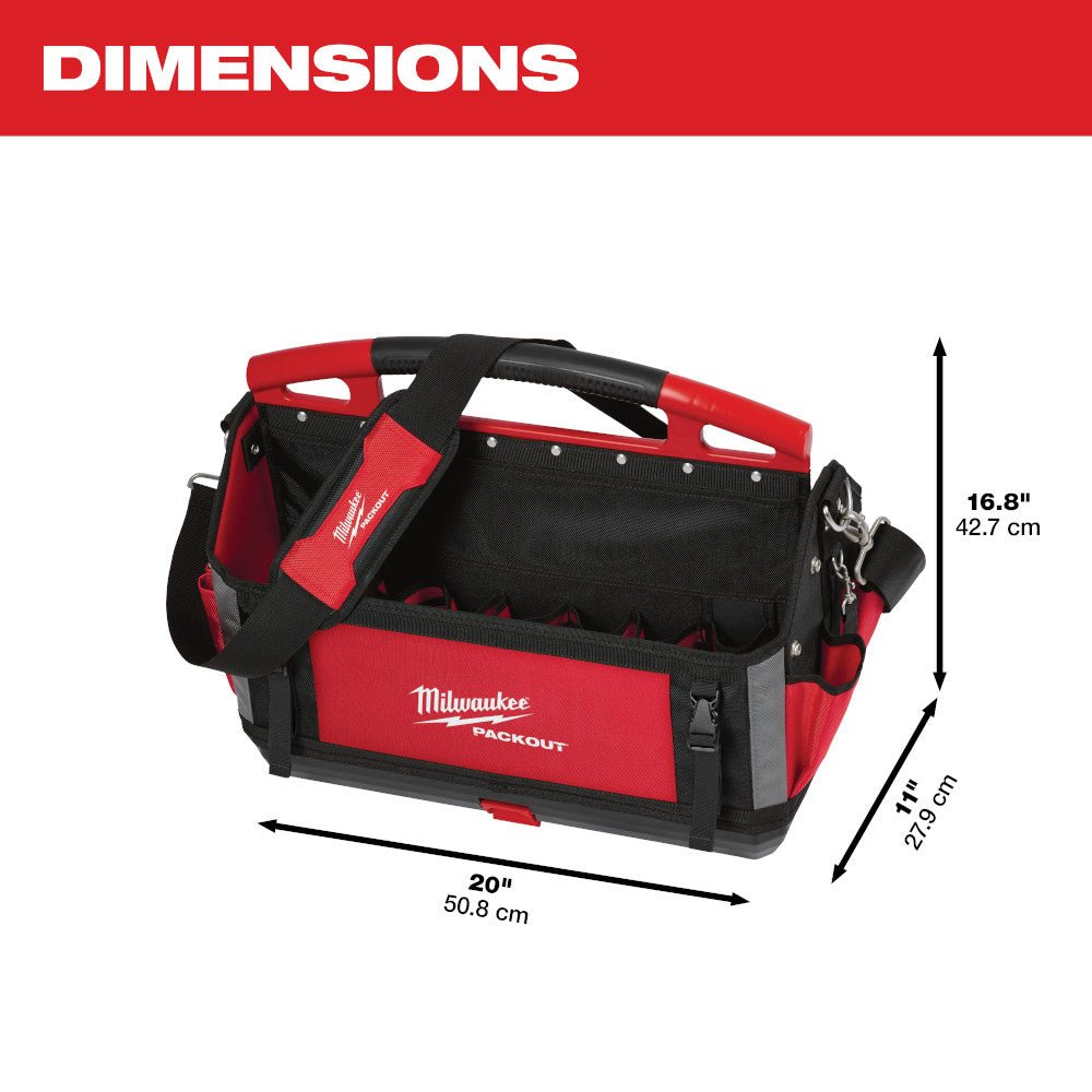 Milwaukee 48 - 22 - 8320 20 in. PACKOUT™ Tote - Lined Out Milwaukee 48 - 22 - 8320 20 in. PACKOUT™ ToteTool Organizer Liners & Inserts