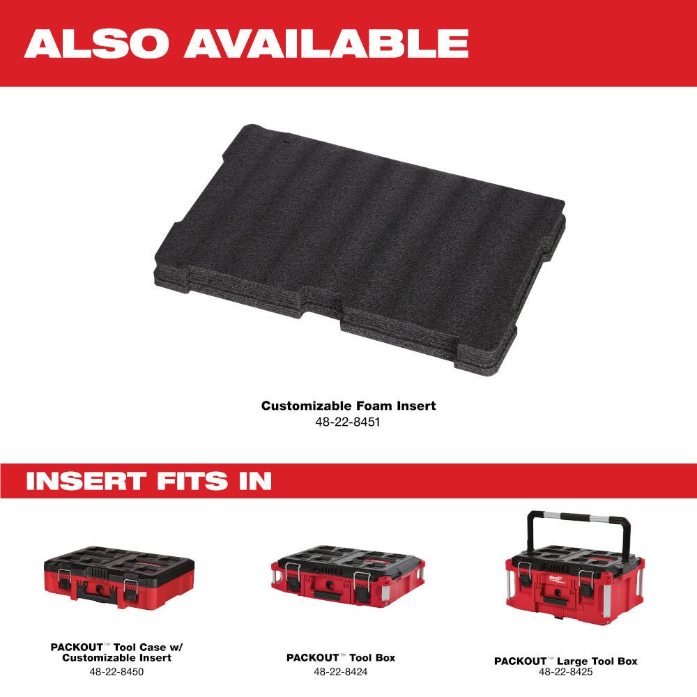 Milwaukee 48 - 22 - 8425 PACKOUT™ Large Tool Box - Lined Out Milwaukee 48 - 22 - 8425 PACKOUT™ Large Tool BoxTool Storage & Organization