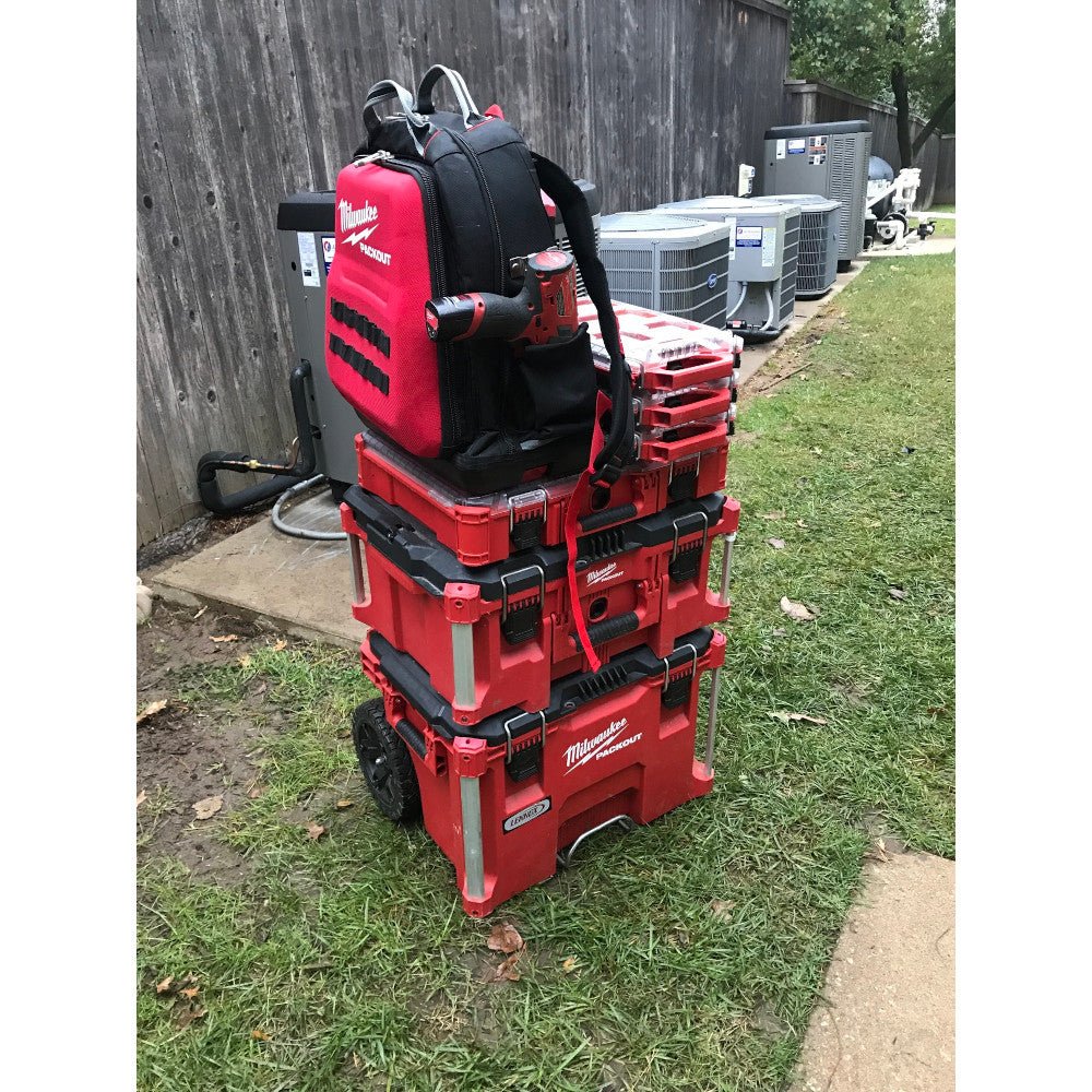 Milwaukee 48 - 22 - 8436Z PACKOUT™ Compact Low - Profile Organizer - Lined Out Milwaukee 48 - 22 - 8436Z PACKOUT™ Compact Low - Profile OrganizerTool Organizer Liners & Inserts