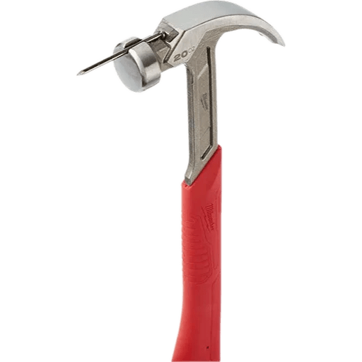 Milwaukee 48 - 22 - 9080 20oz Curved Claw Smooth Face Hammer - Lined Out Milwaukee 48 - 22 - 9080 20oz Curved Claw Smooth Face HammerHammers