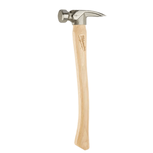Milwaukee 48 - 22 - 9419 19oz Milled Face Hickory Handle Framing Hammer - Lined Out Milwaukee 48 - 22 - 9419 19oz Milled Face Hickory Handle Framing HammerHammers