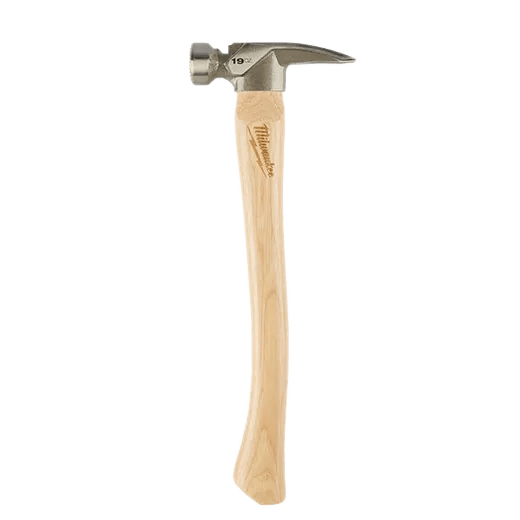 Milwaukee 48 - 22 - 9419 19oz Milled Face Hickory Handle Framing Hammer - Lined Out Milwaukee 48 - 22 - 9419 19oz Milled Face Hickory Handle Framing HammerHammers