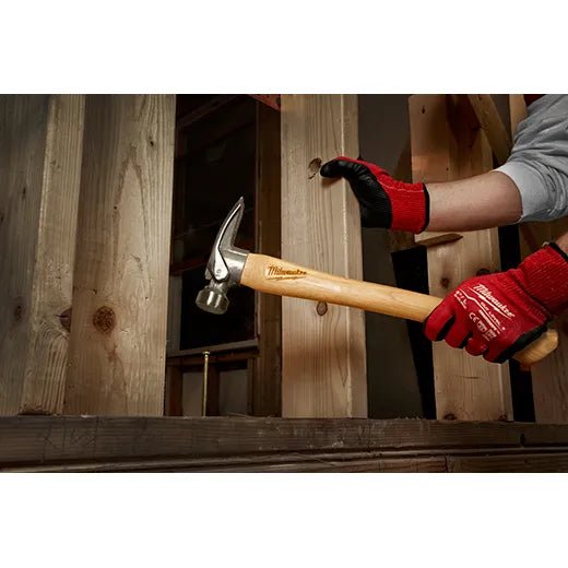 Milwaukee 48 - 22 - 9419 19oz Milled Face Hickory Handle Framing Hammer - Lined Out Milwaukee 48 - 22 - 9419 19oz Milled Face Hickory Handle Framing HammerHammers