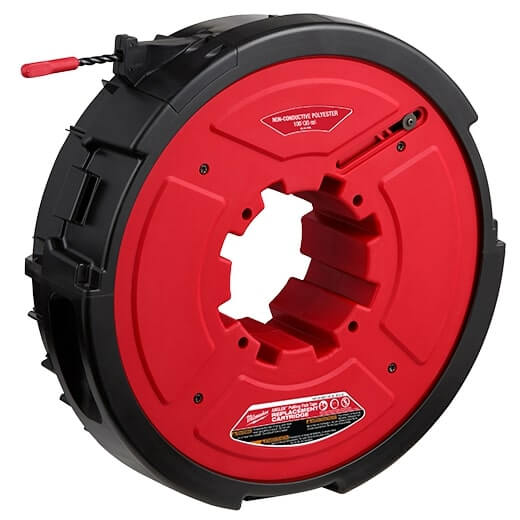 Milwaukee 48 - 44 - 5195 M18 FUEL™ ANGLER™ 100' Non - Conductive Polyester Pulling Fish Tape Replacement Cartridge - Lined Out Milwaukee 48 - 44 - 5195 M18 FUEL™ ANGLER™ 100' Non - Conductive Polyester Pulling Fish Tape Replacement CartridgeElectrical Wires & Cable