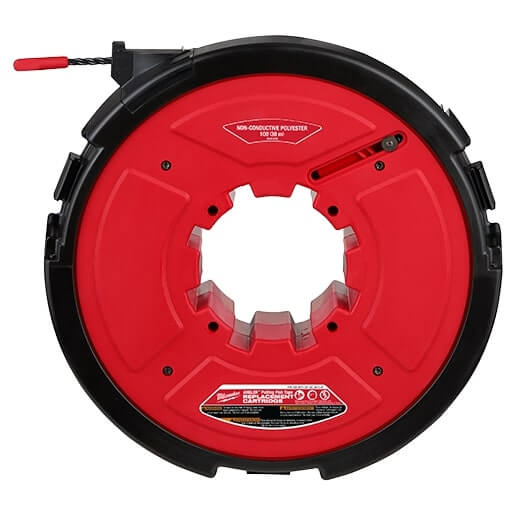Milwaukee 48 - 44 - 5195 M18 FUEL™ ANGLER™ 100' Non - Conductive Polyester Pulling Fish Tape Replacement Cartridge - Lined Out Milwaukee 48 - 44 - 5195 M18 FUEL™ ANGLER™ 100' Non - Conductive Polyester Pulling Fish Tape Replacement CartridgeElectrical Wires & Cable