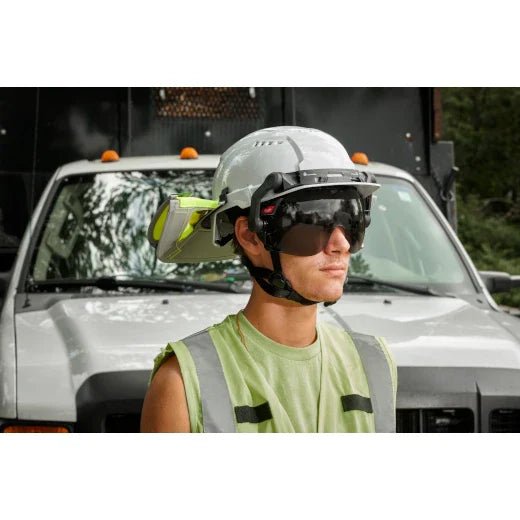Milwaukee 48 - 73 - 1416 BOLT™ Eye Visor - Tinted Dual Coat Lens (Compatible with Milwaukee® Safety Helmets) - Lined Out Milwaukee 48 - 73 - 1416 BOLT™ Eye Visor - Tinted Dual Coat Lens (Compatible with Milwaukee® Safety Helmets)Eyeglasses