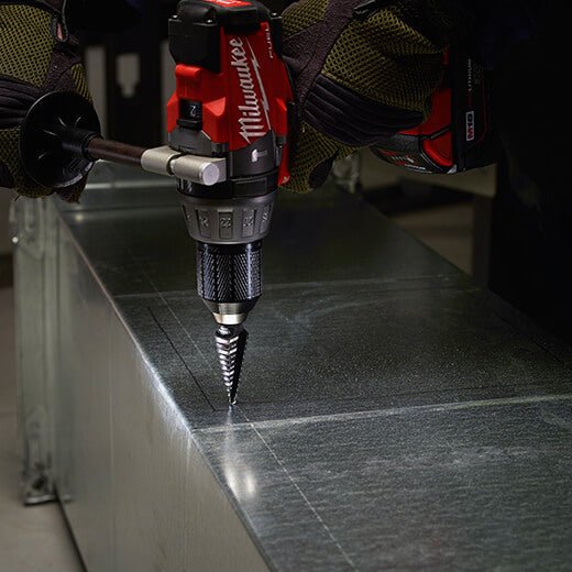 Milwaukee 48 - 89 - 9209 9 Step Drill Bit, 7/8" & 1 - 1/8" - Lined Out Milwaukee 48 - 89 - 9209 9 Step Drill Bit, 7/8" & 1 - 1/8"Drill & Screwdriver Accessories