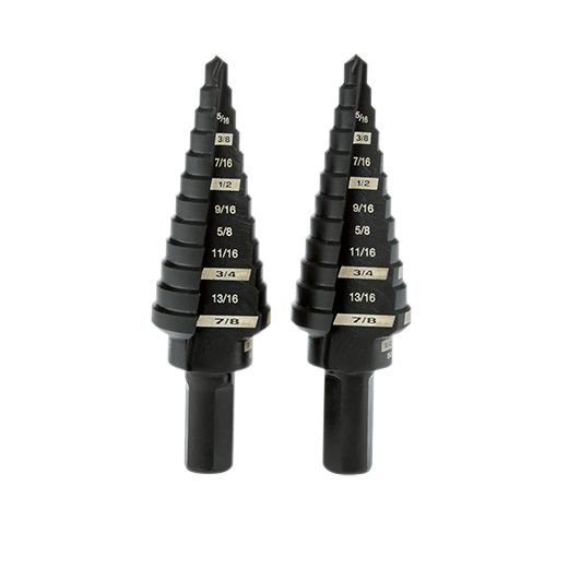 Milwaukee 48 - 89 - 9234 Step Drill Bit Set 4 3/16" - 7/8" - 2PC - Lined Out Milwaukee 48 - 89 - 9234 Step Drill Bit Set 4 3/16" - 7/8" - 2PCDrill & Screwdriver Accessories