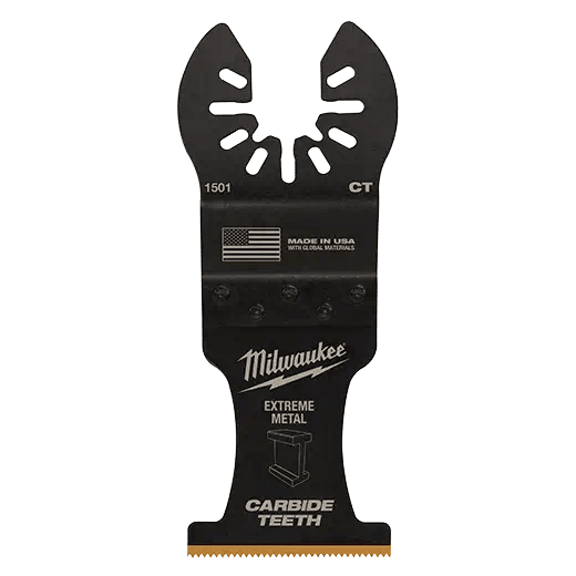 Milwaukee 49 - 25 - 1501 Milwaukee® OPEN - LOK™ 1 - 3/8" TITANIUM ENHANCED CARBIDE TEETH METAL BLADE 1PK - Lined Out Milwaukee 49 - 25 - 1501 Milwaukee® OPEN - LOK™ 1 - 3/8" TITANIUM ENHANCED CARBIDE TEETH METAL BLADE 1PKTool Blades