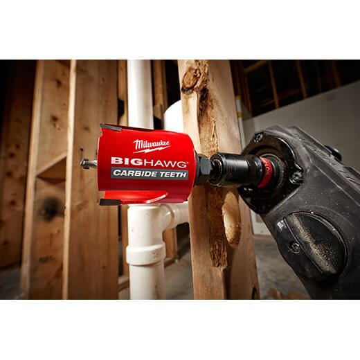 Milwaukee 49 - 56 - 9285 8 PC BIG HAWG™ Carbide Teeth Plumber's Hole Saw Kit - Lined Out Milwaukee 49 - 56 - 9285 8 PC BIG HAWG™ Carbide Teeth Plumber's Hole Saw KitDrill & Screwdriver Accessories