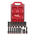 Milwaukee 49 - 66 - 6800 SHOCKWAVE Impact Duty™ Socket 3/8” Dr 17PC SAE PACKOUT Set - Lined Out Milwaukee 49 - 66 - 6800 SHOCKWAVE Impact Duty™ Socket 3/8” Dr 17PC SAE PACKOUT SetSocket Drivers