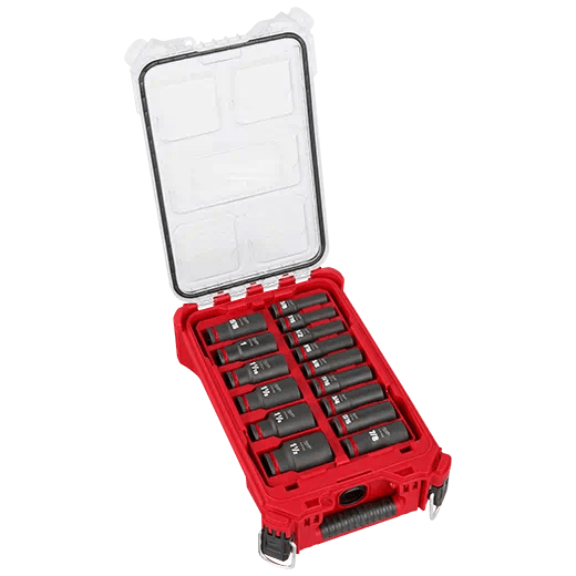 Milwaukee 49 - 66 - 6802 SHOCKWAVE Impact Duty™ Socket 1/2” Dr 15PC SAE PACKOUT Set - Lined Out Milwaukee 49 - 66 - 6802 SHOCKWAVE Impact Duty™ Socket 1/2” Dr 15PC SAE PACKOUT SetSocket Drivers