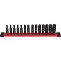 Milwaukee 49 - 66 - 7003 14PC SHOCKWAVE™ Impact Duty™ Metric Deep 6 Point Socket Set - Lined Out Milwaukee 49 - 66 - 7003 14PC SHOCKWAVE™ Impact Duty™ Metric Deep 6 Point Socket SetSocket Drivers