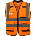 Milwaukee Class 2 High Visibility Orange Performance Safety Vest - Lined Out Milwaukee Class 2 High Visibility Orange Performance Safety VestWork Safety Protective Gear