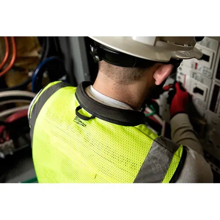 Milwaukee Class 2 High Visibility Yellow Performance Safety Vest - Lined Out Milwaukee Class 2 High Visibility Yellow Performance Safety VestWork Safety Protective Gear