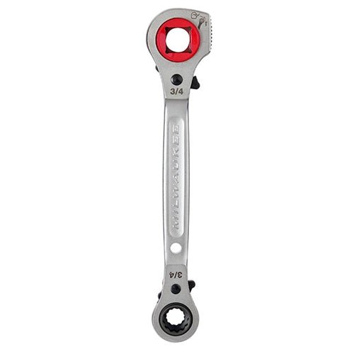 Milwaukee Linemans 5 - in - 1 Ratcheting Wrench w/ Milled Face - 48 - 22 - 9216M - Lined Out Milwaukee Linemans 5 - in - 1 Ratcheting Wrench w/ Milled Face - 48 - 22 - 9216MWrenches