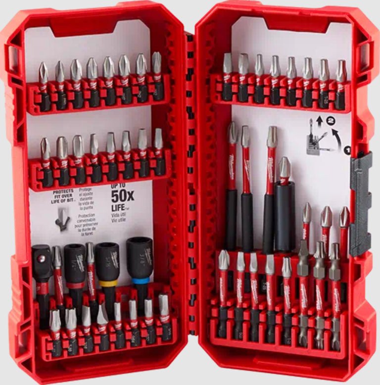 Milwaukee SHOCKWAVE Impact Duty™ Driver Bit Set - 54pc - 32 - 4010 - Lined Out Milwaukee SHOCKWAVE Impact Duty™ Driver Bit Set - 54pc - 32 - 4010Drill Bits & Accessories