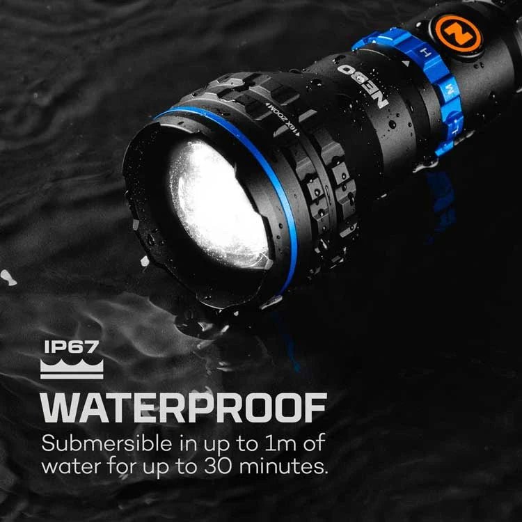 NEBO NEB - FLT - 0026 Luxtreme MZ60 Blueline Flashlight - Lined Out NEBO NEB - FLT - 0026 Luxtreme MZ60 Blueline FlashlightFlashlights