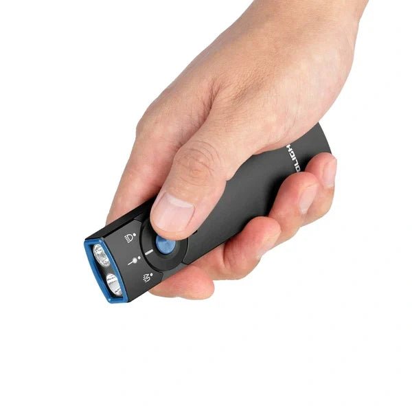 OLIGHT ARKFELDPRO3RBKCWV3 Arkfeld Pro Flat EDC Flashlight with LED Light UV and Laser - Black - Lined Out OLIGHT ARKFELDPRO3RBKCWV3 Arkfeld Pro Flat EDC Flashlight with LED Light UV and Laser - BlackFlashlights