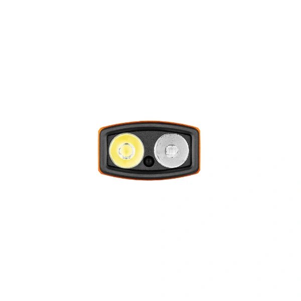 OLIGHT ARKFELDPRO3ROGV3 Arkfeld Pro Flat EDC Flashlight with LED Light UV and Laser - Orange - Lined Out OLIGHT ARKFELDPRO3ROGV3 Arkfeld Pro Flat EDC Flashlight with LED Light UV and Laser - OrangeFlashlights