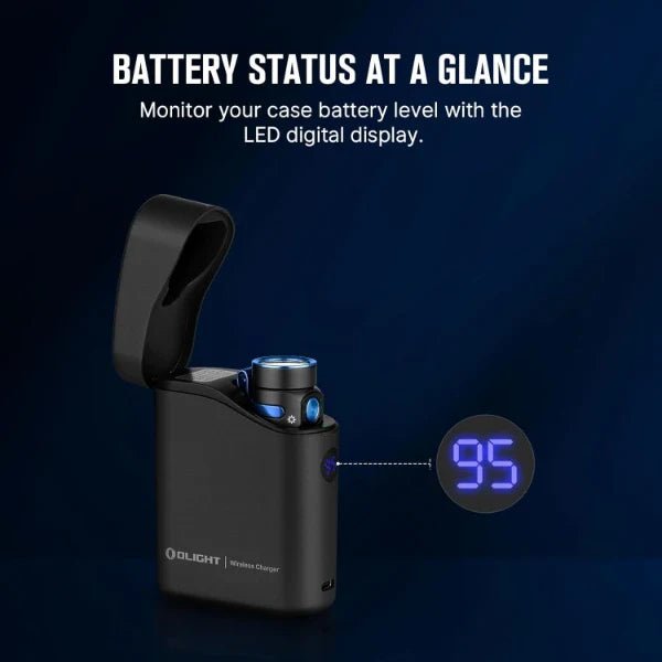 OLIGHT BATON4KITBK Baton 4 Powerful EDC Flashlight 1300 Lumens - Black - Premium (With Charging Case) - Lined Out OLIGHT BATON4KITBK Baton 4 Powerful EDC Flashlight 1300 Lumens - Black - Premium (With Charging Case)Flashlights