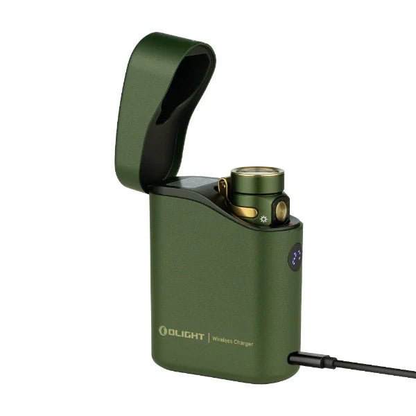OLIGHT BATON4KITODG Baton 4 Powerful EDC Flashlight 1300 Lumens - OD Green - Premium (With Charging Case) - Lined Out OLIGHT BATON4KITODG Baton 4 Powerful EDC Flashlight 1300 Lumens - OD Green - Premium (With Charging Case)Flashlights