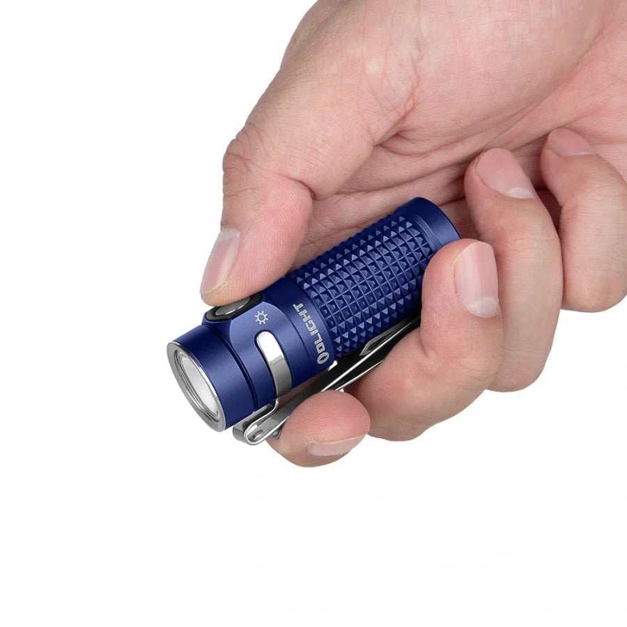 OLIGHT BATON4KITRGBU Baton 4 Powerful EDC Flashlight 1300 Lumens - Regal Blue - Premium (With Charging Case) - Lined Out OLIGHT BATON4KITRGBU Baton 4 Powerful EDC Flashlight 1300 Lumens - Regal Blue - Premium (With Charging Case)Flashlights