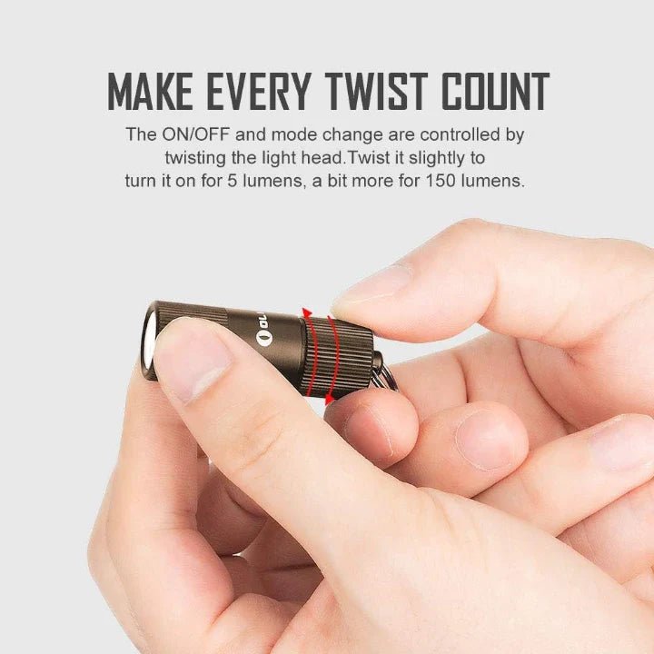 OLIGHT I1R2 EOS Keychain Flashlight Kit - Desert Tan - Lined Out OLIGHT I1R2 EOS Keychain Flashlight Kit - Desert TanFlashlights