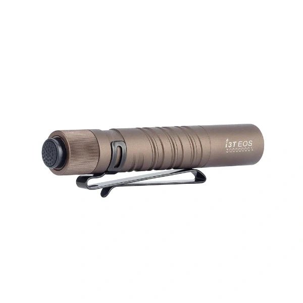OLIGHT I3TDT1 i3T EOS Small Flashlight - Desert Tan - Lined Out OLIGHT I3TDT1 i3T EOS Small Flashlight - Desert TanFlashlights