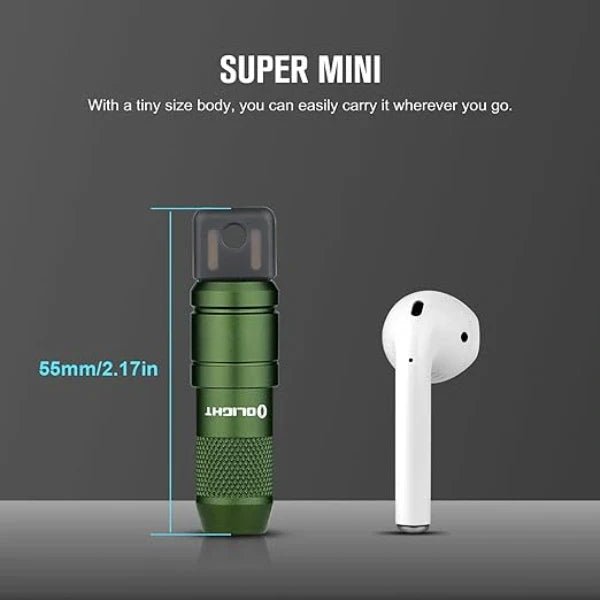 OLIGHT IMINI2ODG imini 2 Rechargeable Mini Flashlight - OD Green - Lined Out OLIGHT IMINI2ODG imini 2 Rechargeable Mini Flashlight - OD GreenFlashlights