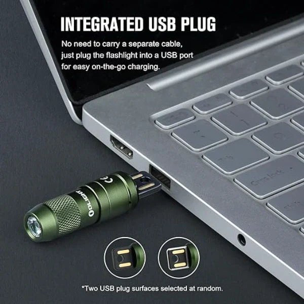 OLIGHT IMINI2ODG imini 2 Rechargeable Mini Flashlight - OD Green - Lined Out OLIGHT IMINI2ODG imini 2 Rechargeable Mini Flashlight - OD GreenFlashlights