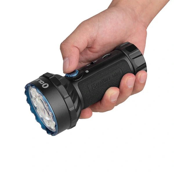 OLIGHT MARAUDERMINIBK Marauder Mini Powerful LED Flashlight With RGB - Lined Out OLIGHT MARAUDERMINIBK Marauder Mini Powerful LED Flashlight With RGBFlashlights