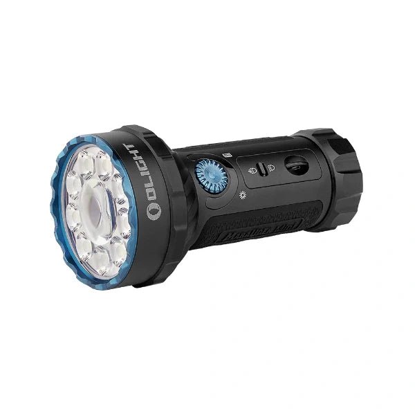 OLIGHT MARAUDERMINIBK Marauder Mini Powerful LED Flashlight With RGB - Lined Out OLIGHT MARAUDERMINIBK Marauder Mini Powerful LED Flashlight With RGBFlashlights