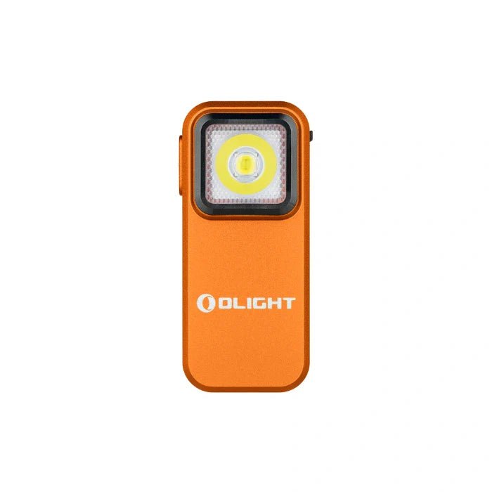 OLIGHT OCLIPOG Oclip Clip Light with White and Red Light - Orange - Lined Out OLIGHT OCLIPOG Oclip Clip Light with White and Red Light - OrangeFlashlights