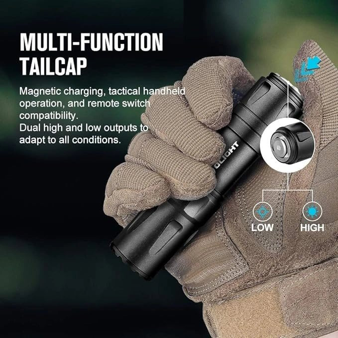 OLIGHT ODINMINIBK Odin Mini Tactical Flashlight - Lined Out OLIGHT ODINMINIBK Odin Mini Tactical FlashlightFlashlights