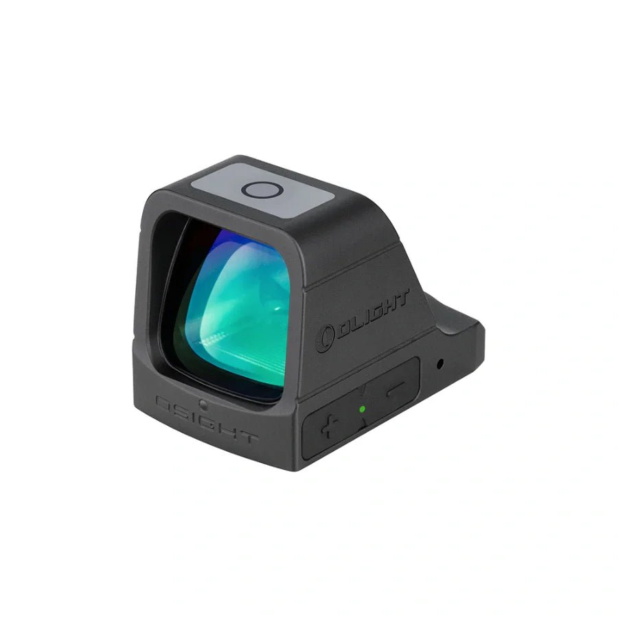 OLIGHT OSIGHTGN Osight 3 MOA with Magnetic Charging Cover - Green 3 MOA Dot - Black - Lined Out OLIGHT OSIGHTGN Osight 3 MOA with Magnetic Charging Cover - Green 3 MOA Dot - BlackFlashlights