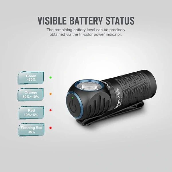 OLIGHT PERUN2MINIBKCW Perun 2 Mini LED Rechargeable Headlamp - Lined Out OLIGHT PERUN2MINIBKCW Perun 2 Mini LED Rechargeable HeadlampHeadlamps