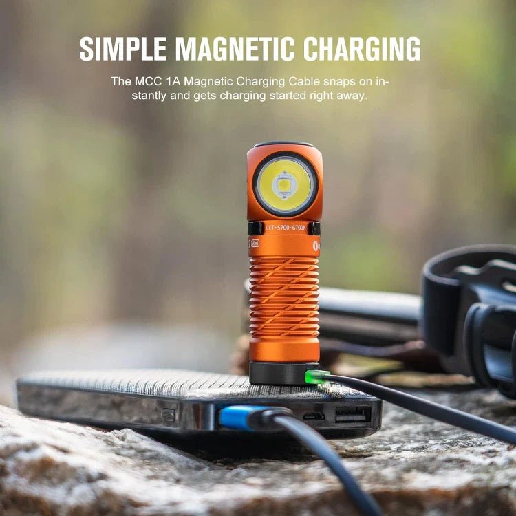 OLIGHT PERUN2MINIOG Perun 2 Mini LED Rechargeable Headlamp - Orange - Lined Out OLIGHT PERUN2MINIOG Perun 2 Mini LED Rechargeable Headlamp - OrangeHeadlamps