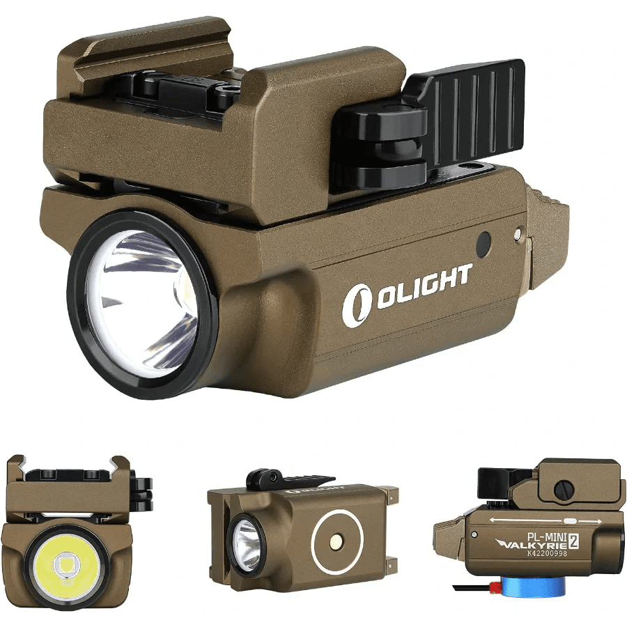 OLIGHT PLMINI2DT PL - MINI 2 Valkyrie Tactical Light - Desert Tan - Lined Out OLIGHT PLMINI2DT PL - MINI 2 Valkyrie Tactical Light - Desert TanFlashlights