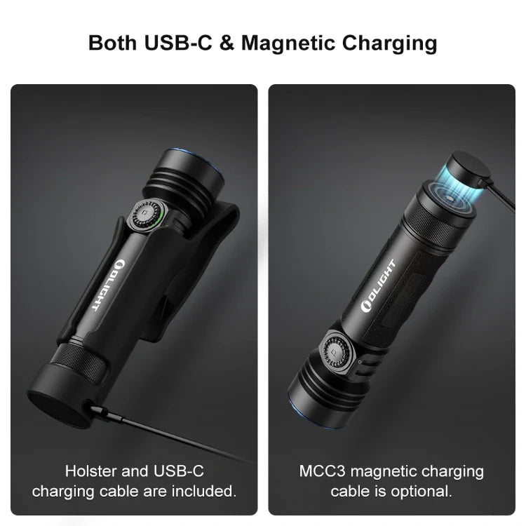OLIGHT SEEKER4PROMTBKCW Seeker 4 Pro High Power Flashlight - Matte Black CW(5700~7000K) - Lined Out OLIGHT SEEKER4PROMTBKCW Seeker 4 Pro High Power Flashlight - Matte Black CW(5700~7000K)Flashlights