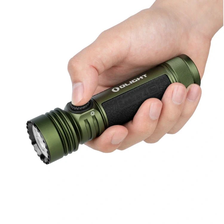 OLIGHT SEEKER4PROODG Seeker 4 Pro High Power Flashlight - OD Green CW(5700~7000K) - Lined Out OLIGHT SEEKER4PROODG Seeker 4 Pro High Power Flashlight - OD Green CW(5700~7000K)Flashlights