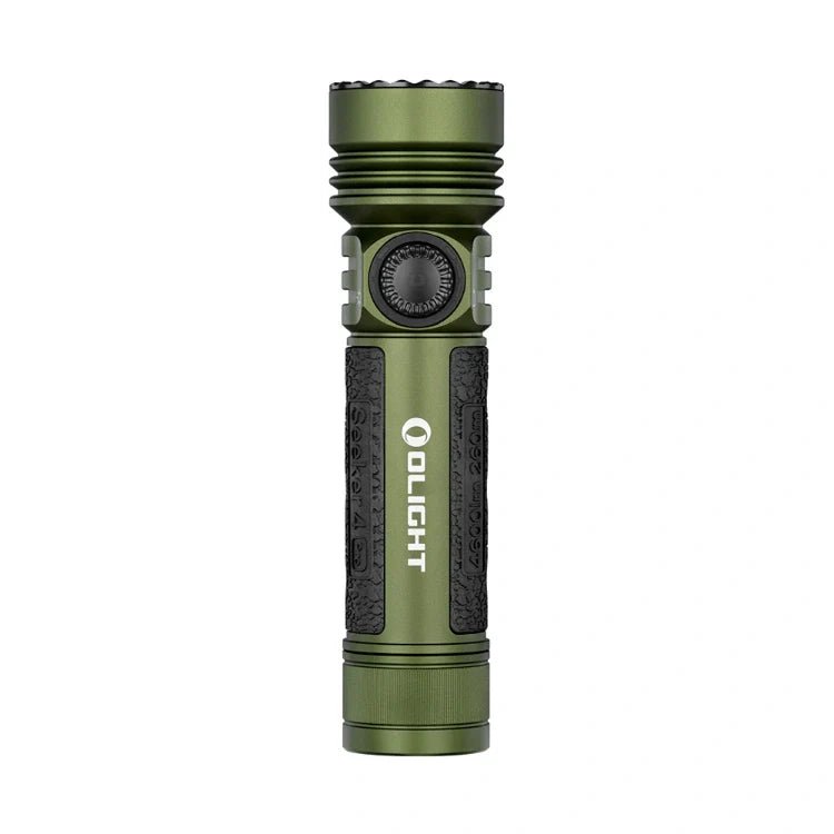 OLIGHT SEEKER4PROODG Seeker 4 Pro High Power Flashlight - OD Green CW(5700~7000K) - Lined Out OLIGHT SEEKER4PROODG Seeker 4 Pro High Power Flashlight - OD Green CW(5700~7000K)Flashlights