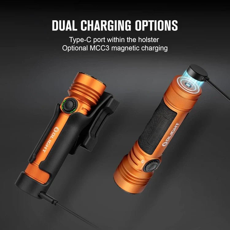 OLIGHT SEEKER4PROOG Seeker 4 Pro High Power Flashlight - Orange CW(5700~7000K) - Lined Out OLIGHT SEEKER4PROOG Seeker 4 Pro High Power Flashlight - Orange CW(5700~7000K)Flashlights