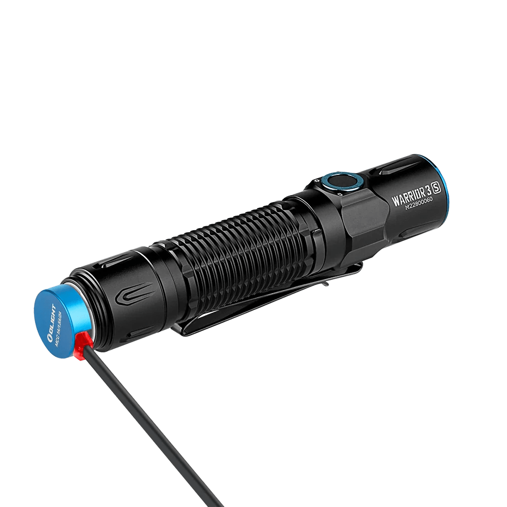 OLIGHT WARRIOR3SBK Warrior 3S High Beam Tactical Flashlight - Black - Lined Out OLIGHT WARRIOR3SBK Warrior 3S High Beam Tactical Flashlight - BlackFlashlights