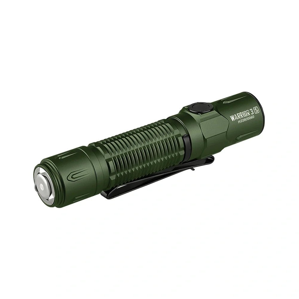 OLIGHT WARRIOR3SODG Warrior 3S High Beam Tactical Flashlight - OD Green - Lined Out OLIGHT WARRIOR3SODG Warrior 3S High Beam Tactical Flashlight - OD GreenFlashlights