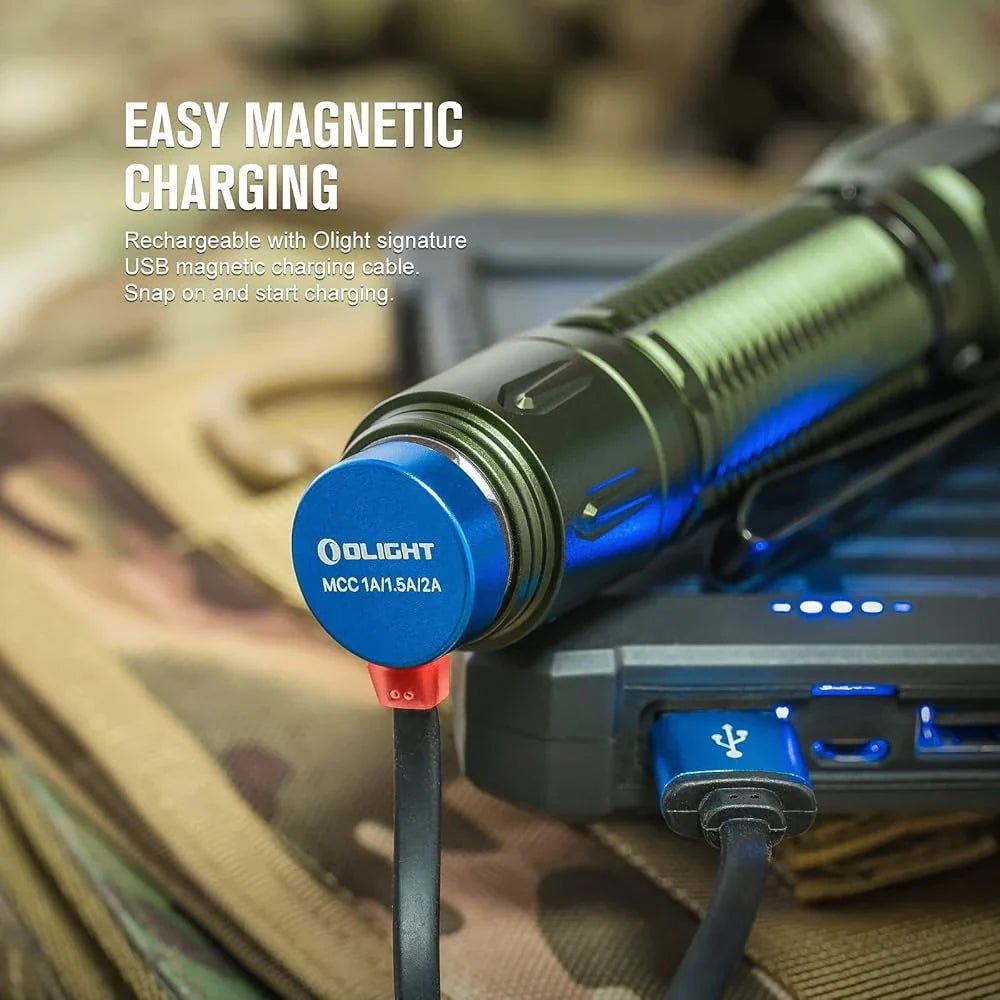 OLIGHT WARRIOR3SODG Warrior 3S High Beam Tactical Flashlight - OD Green - Lined Out OLIGHT WARRIOR3SODG Warrior 3S High Beam Tactical Flashlight - OD GreenFlashlights